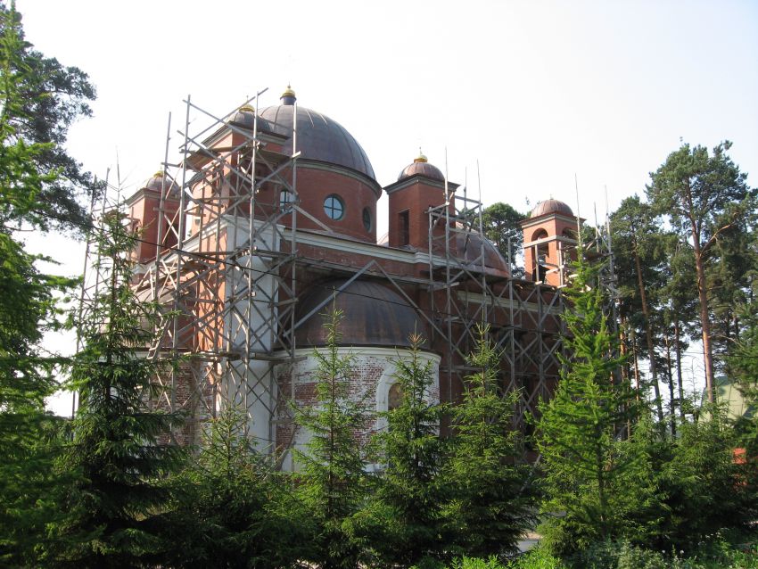 Церковь Рождества Христова, Приозерск (Приозерский район, Ленинградская область). документальные фотографии, Идет реконструкция