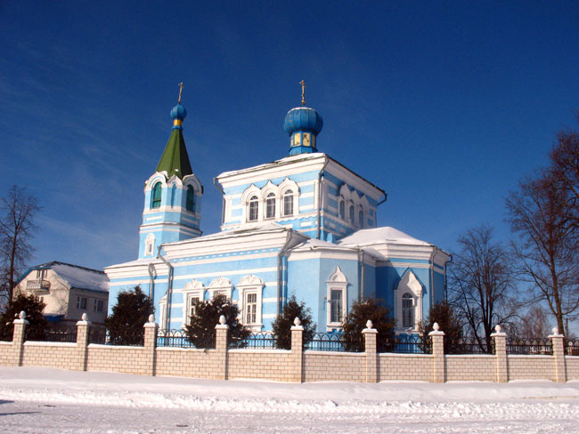 Иоанно-Кормянский женский монастырь. Церковь Покрова Пресвятой Богородицы, Корма (Добрушский район, Беларусь, Гомельская область). фасады