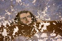 Церковь Иоанна Златоуста, фрагмент фрески вселенского потопа<br>, Чаронда, Кирилловский район, Вологодская область