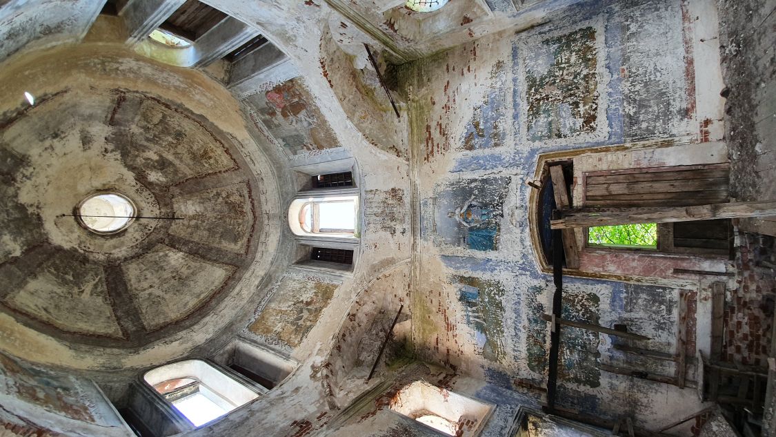 Церковь Иоанна Златоуста, Чаронда (Кирилловский район, Вологодская область). интерьер и убранство