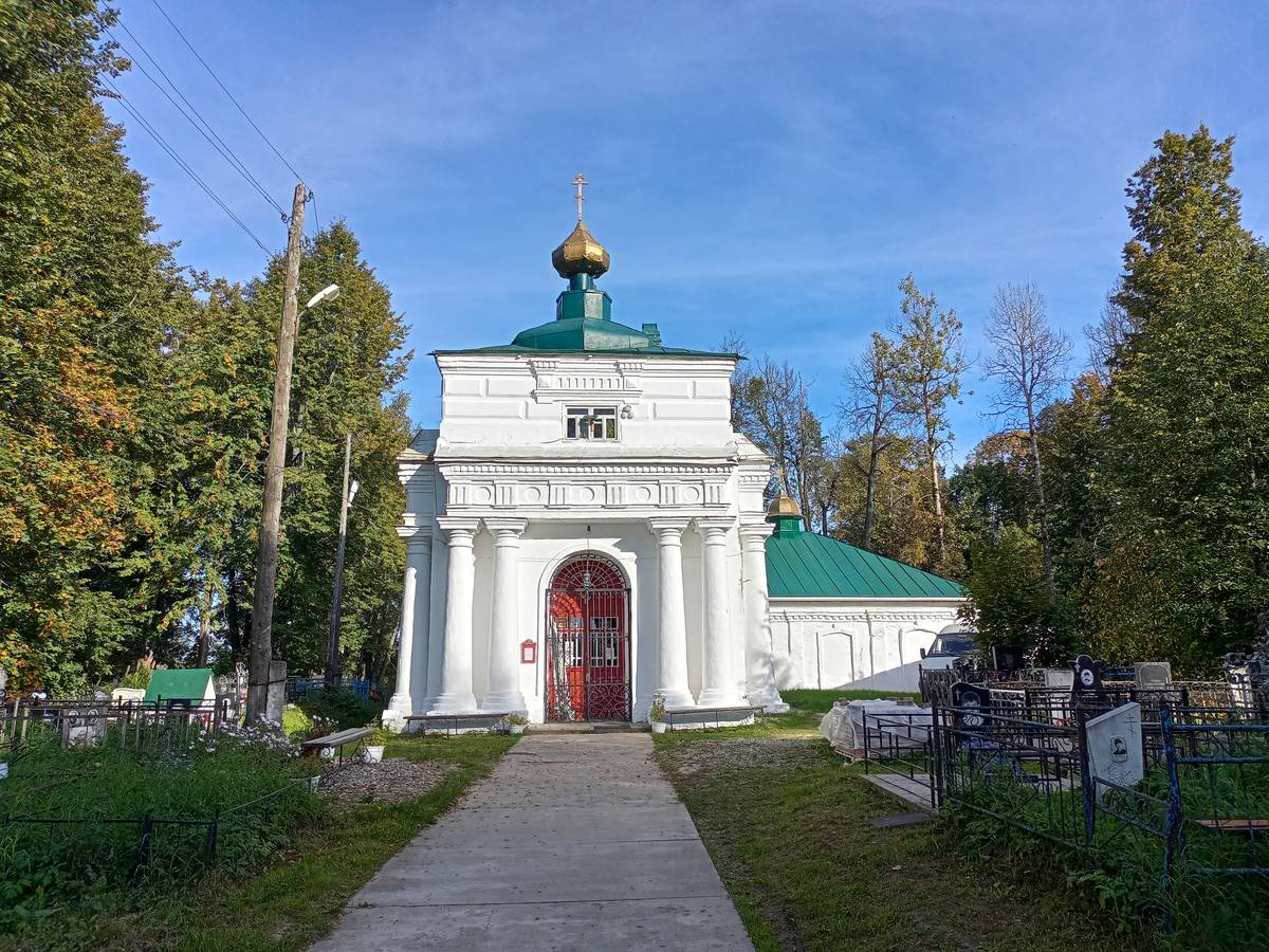 Церковь Воздвижения Креста Господня, Грязовец (Грязовецкий район, Вологодская область). фасады