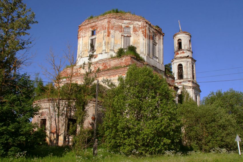 Церковь Рождества Христова, Хабоцкое (Краснохолмский район, Тверская область). фасады