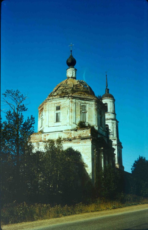 Церковь Рождества Христова, Хабоцкое (Краснохолмский район, Тверская область). фасады, 1994