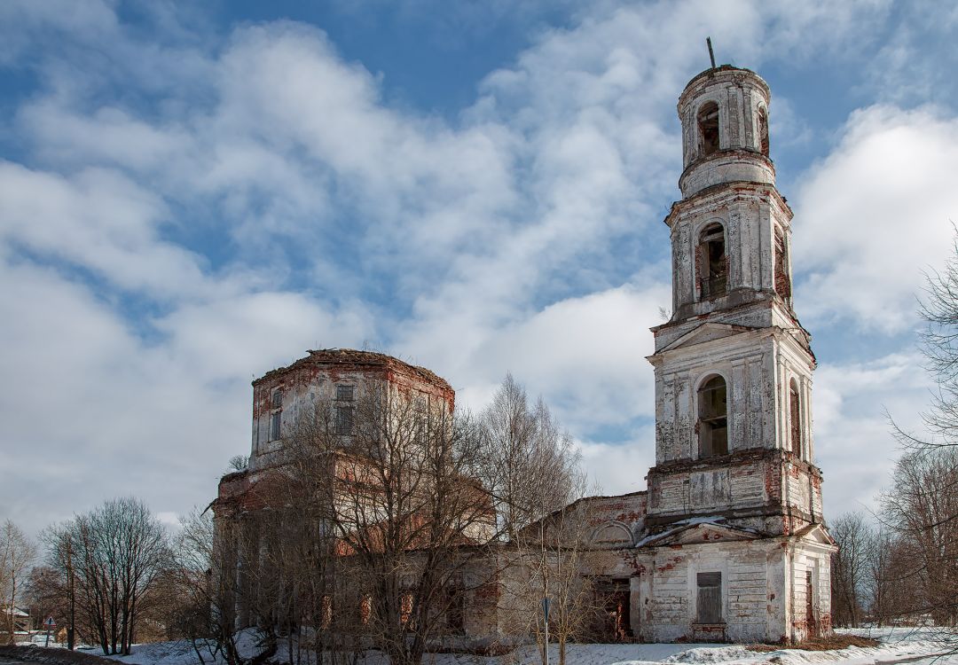 Церковь Рождества Христова, Хабоцкое (Краснохолмский район, Тверская область). фасады
