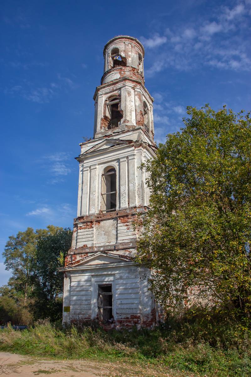 Церковь Рождества Христова, Хабоцкое (Краснохолмский район, Тверская область). архитектурные детали, Вид с запада