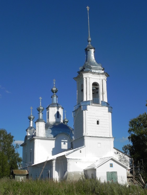 Церковь Николая Чудотворца, Ламаниха (Вологодский район, Вологодская область). фасады