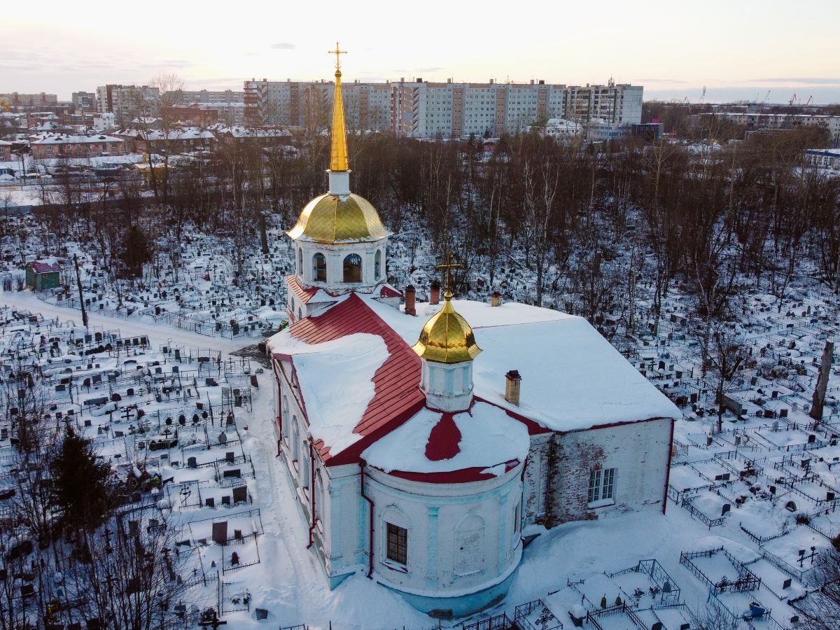 Архангельск. Церковь Мартина Исповедника в Соломбале. фасады