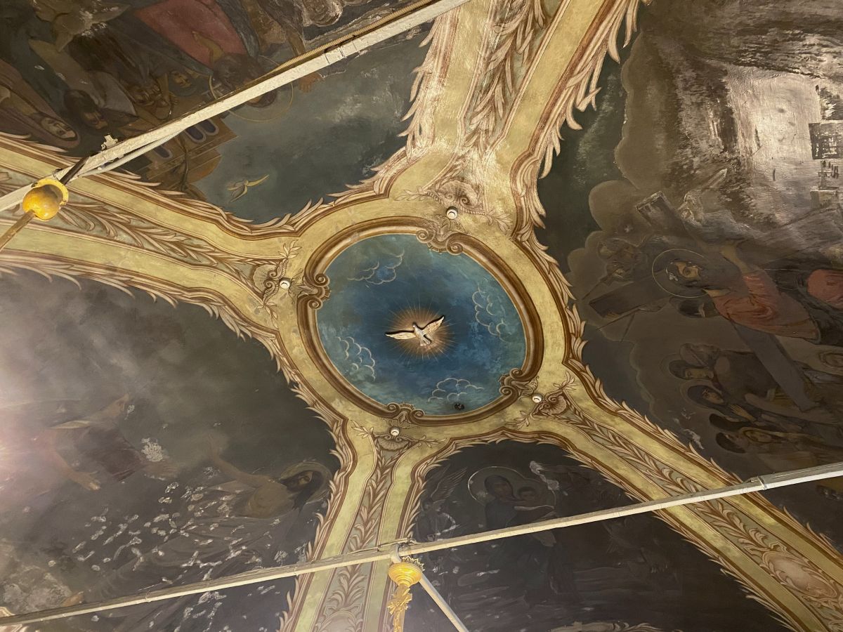 Церковь Мартина Исповедника в Соломбале, Архангельск (Архангельск, город, Архангельская область). интерьер и убранство, Роспись свода в основном объёме