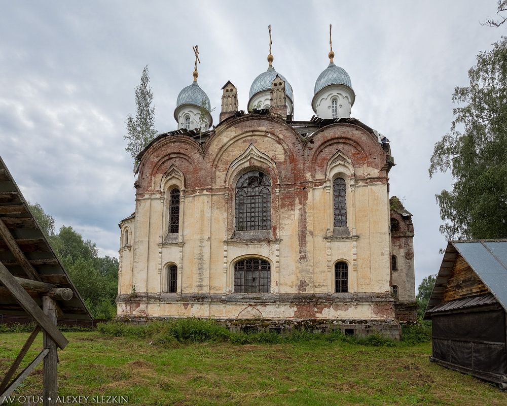 Воронцовский Благовещенский монастырь. Собор Благовещения Пресвятой Богородицы, Воронцово (Торопецкий район, Тверская область). фасады