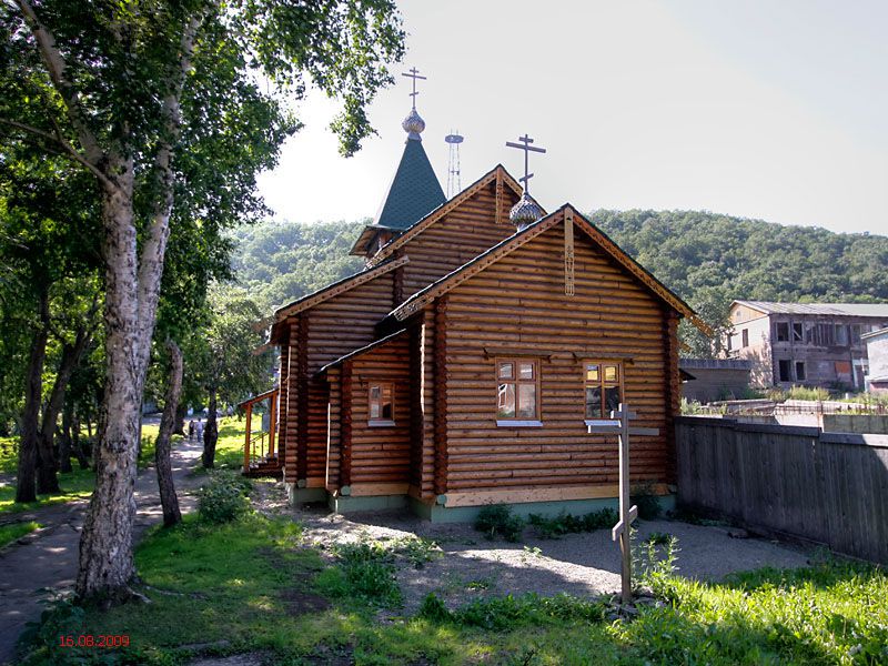 Петропавловск-Камчатский. Церковь Александра Невского (деревянная). фасады