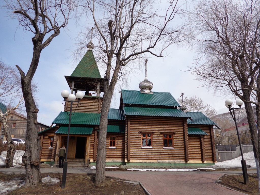 Петропавловск-Камчатский. Церковь Александра Невского (деревянная). фасады