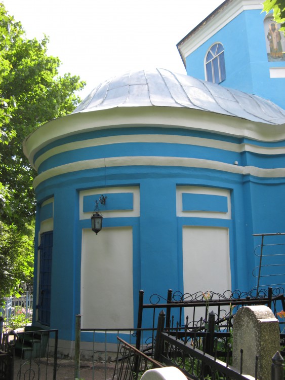 Церковь Феодора, Давида и Константина, Ярославских чудотворцев, Вахитовский район (Казань, город, Республика Татарстан). архитектурные детали, Апсида церкви с северной стороны
