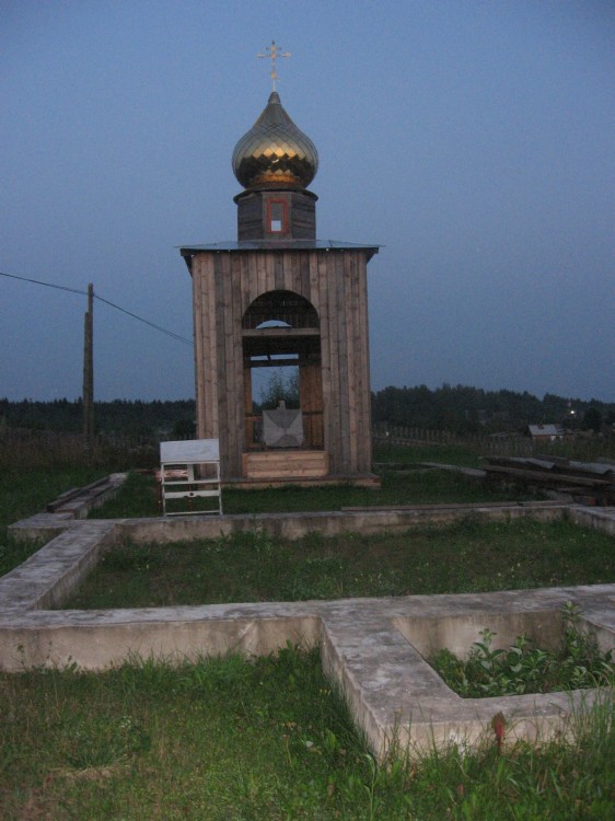 Церковь Тихвинской иконы Божией Матери, Меглецы (Мошенской район, Новгородская область). документальные фотографии