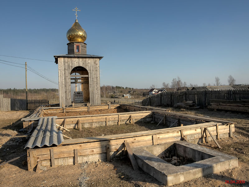 Церковь Тихвинской иконы Божией Матери, Меглецы (Мошенской район, Новгородская область). документальные фотографии