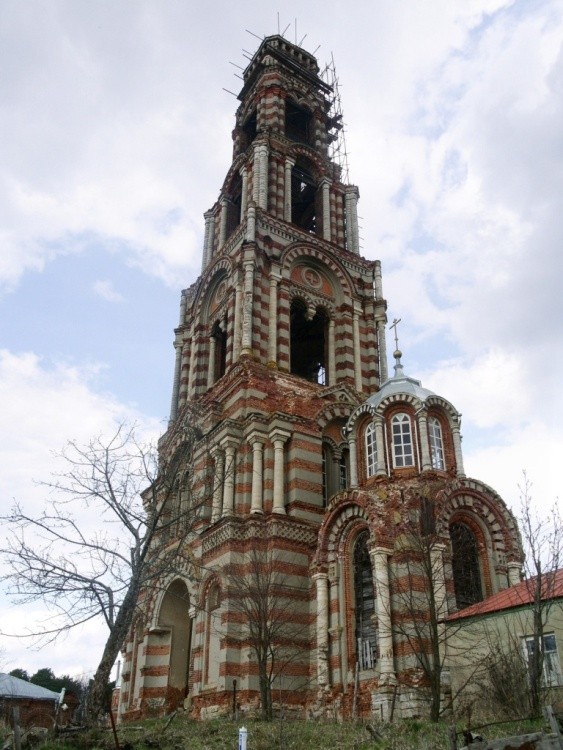 Церковь Рождества Иоанна Предтечи, Глубоково (погост Иванова Гора) (Серпуховский городской округ и гг. Протвино, Пущино, Московская область). фасады, вид с юго-востока