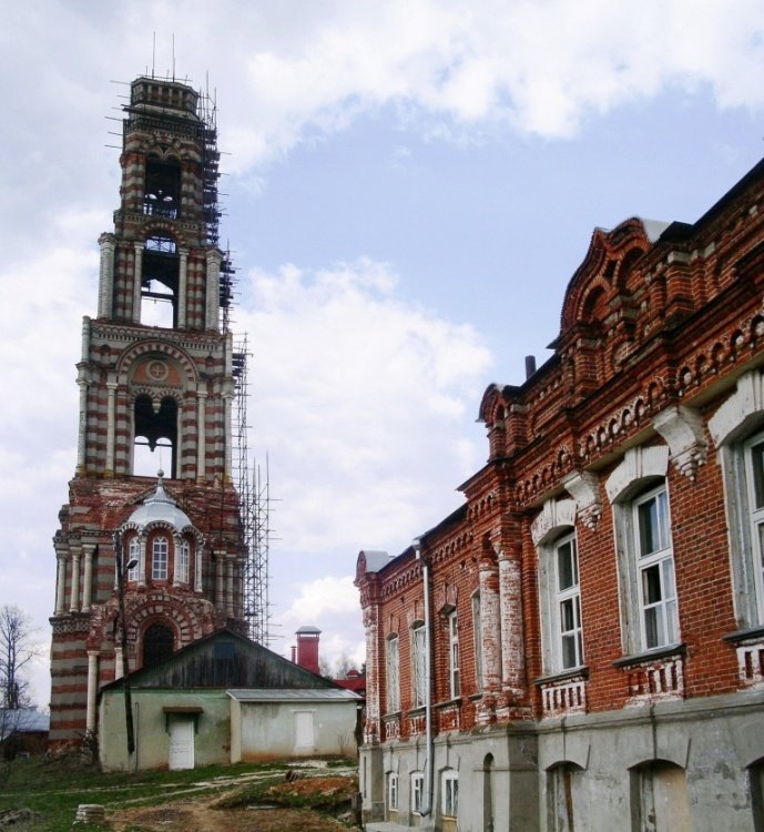 Церковь Рождества Иоанна Предтечи, Глубоково (погост Иванова Гора) (Серпуховский городской округ и гг. Протвино, Пущино, Московская область). фасады, вид с востока