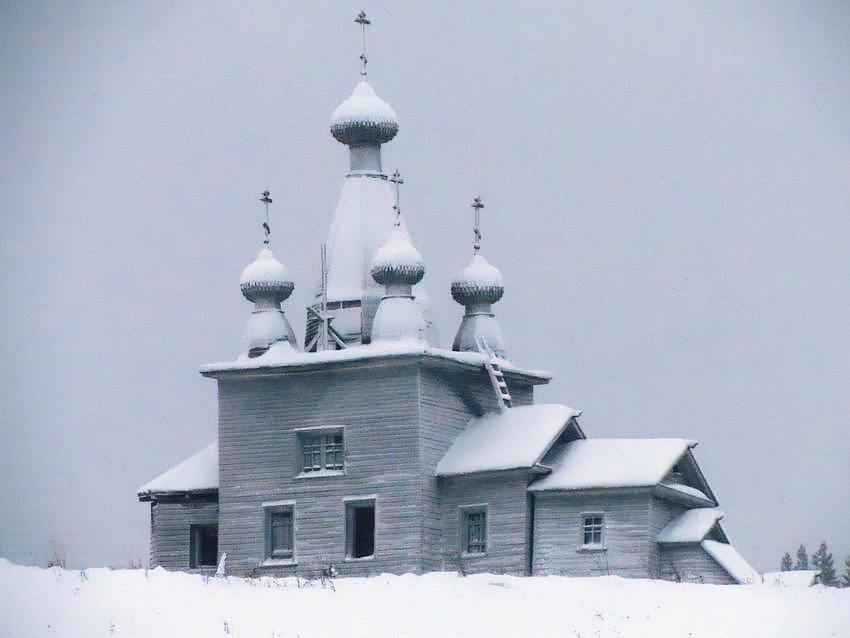 Церковь Воскресения Христова, Погост (Ракула) (Холмогорский район, Архангельская область). фасады, вид с севера
