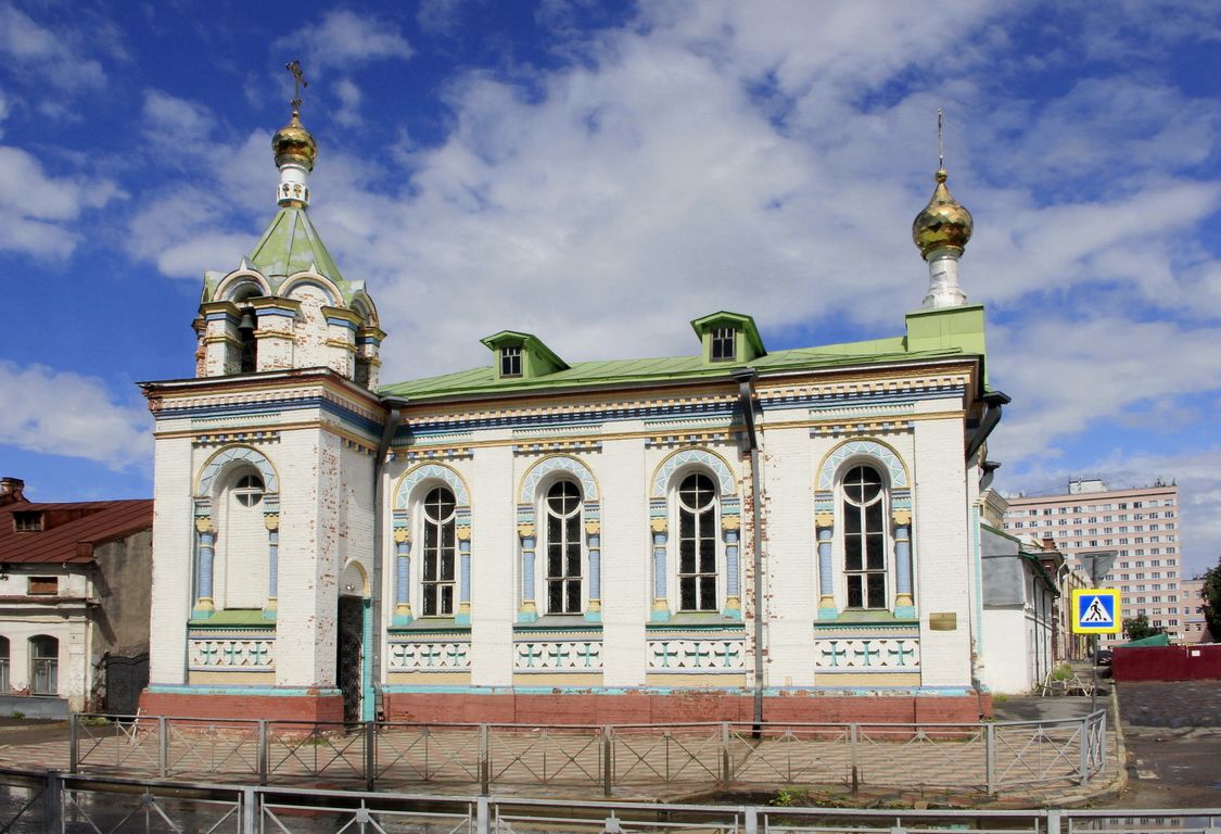 Архангельск. Церковь Николая Чудотворца на подворье Николо-Корельского монастыря. фасады