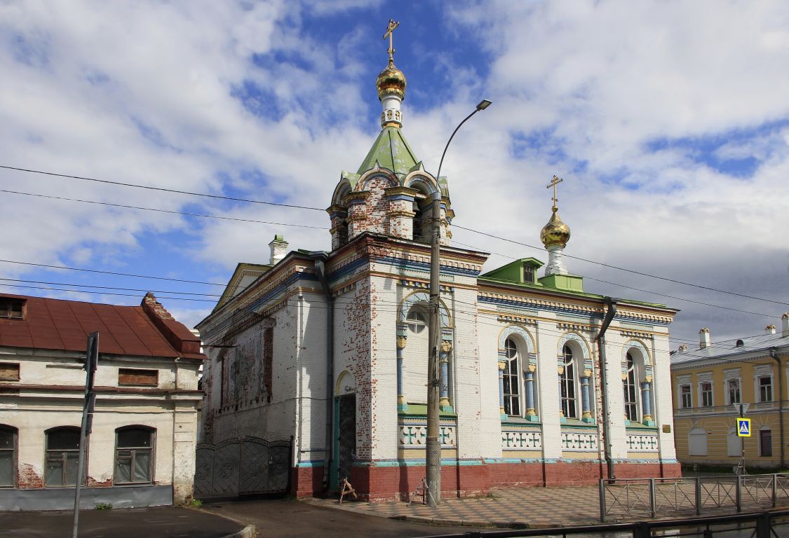 Архангельск. Церковь Николая Чудотворца на подворье Николо-Корельского монастыря. фасады, Вид с юго-запада