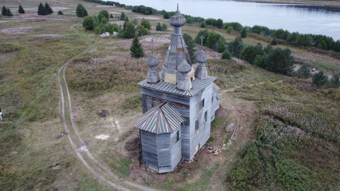 Церковь Воскресения Христова, Погост (Ракула) (Холмогорский район, Архангельская область). фасады