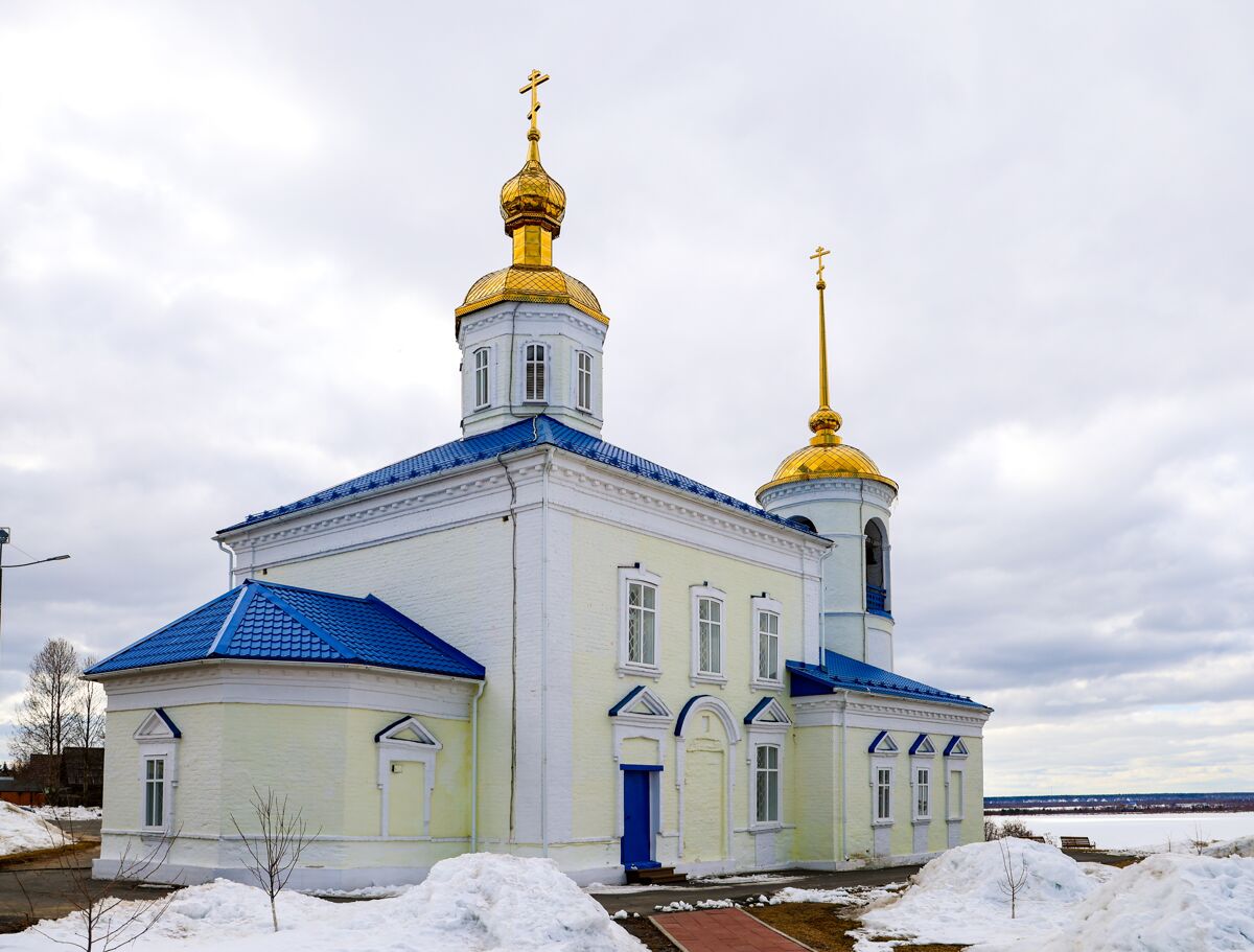 Церковь Успения Пресвятой Богородицы, Новинки (Лявля) (Приморский район, Архангельская область). фасады