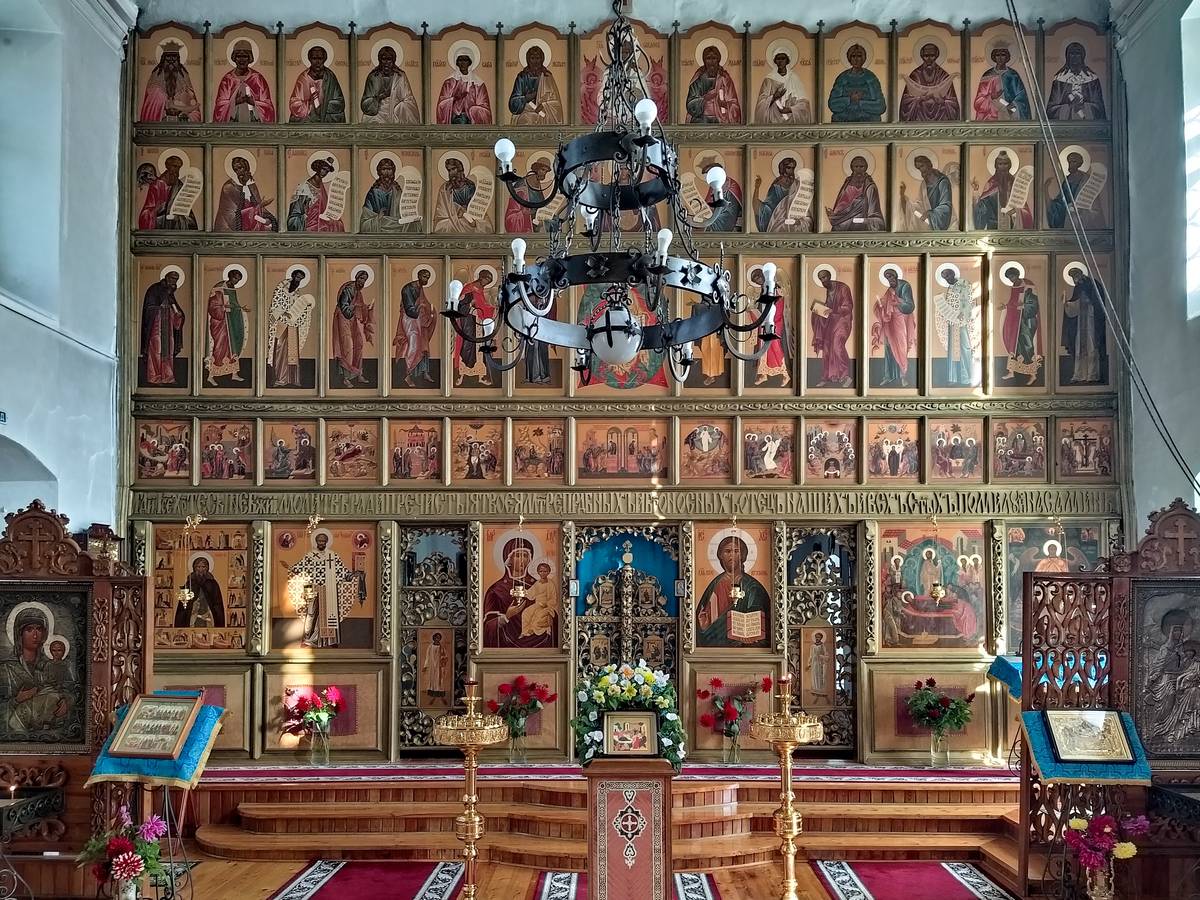 Церковь Успения Пресвятой Богородицы, Новинки (Лявля) (Приморский район, Архангельская область). интерьер и убранство
