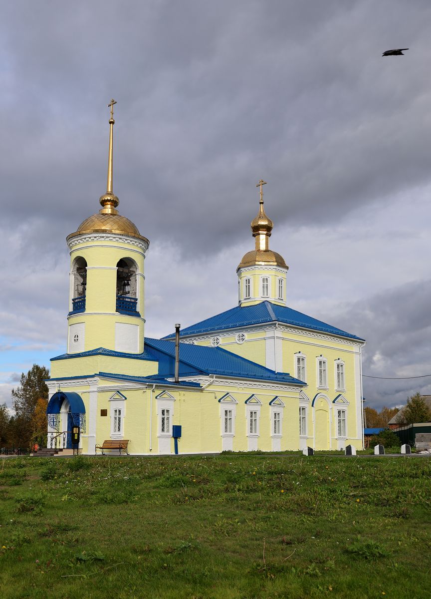 Церковь Успения Пресвятой Богородицы, Новинки (Лявля) (Приморский район, Архангельская область). фасады