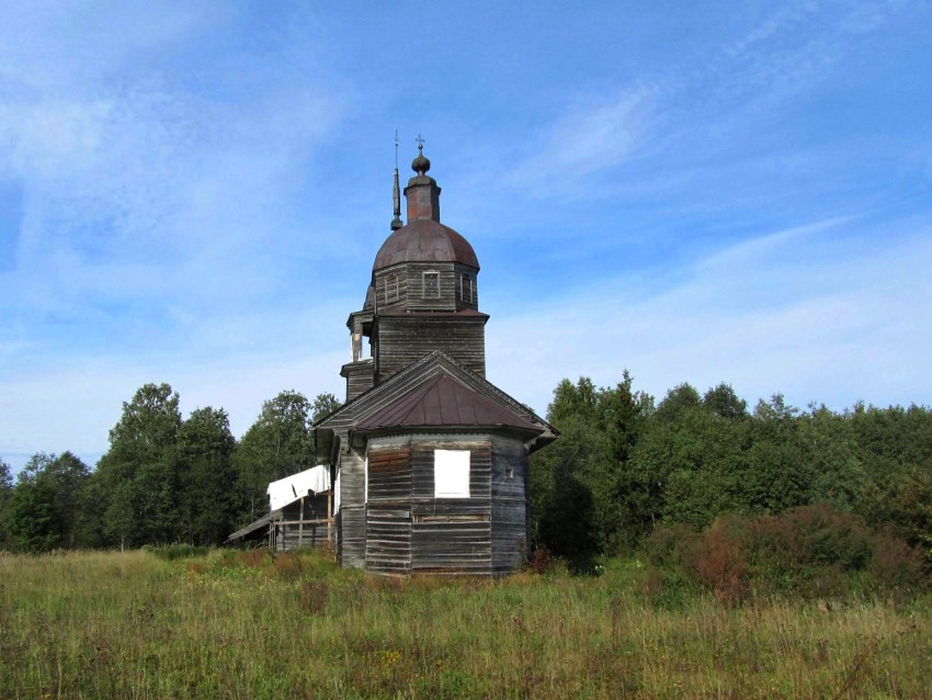 Чистый Дор (Чистодорский Никольский погост). Церковь Николая Чудотворца. фасады, вид с востока