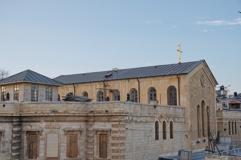 Иерусалим - Старый город. Церковь Александра Невского. архитектурные детали