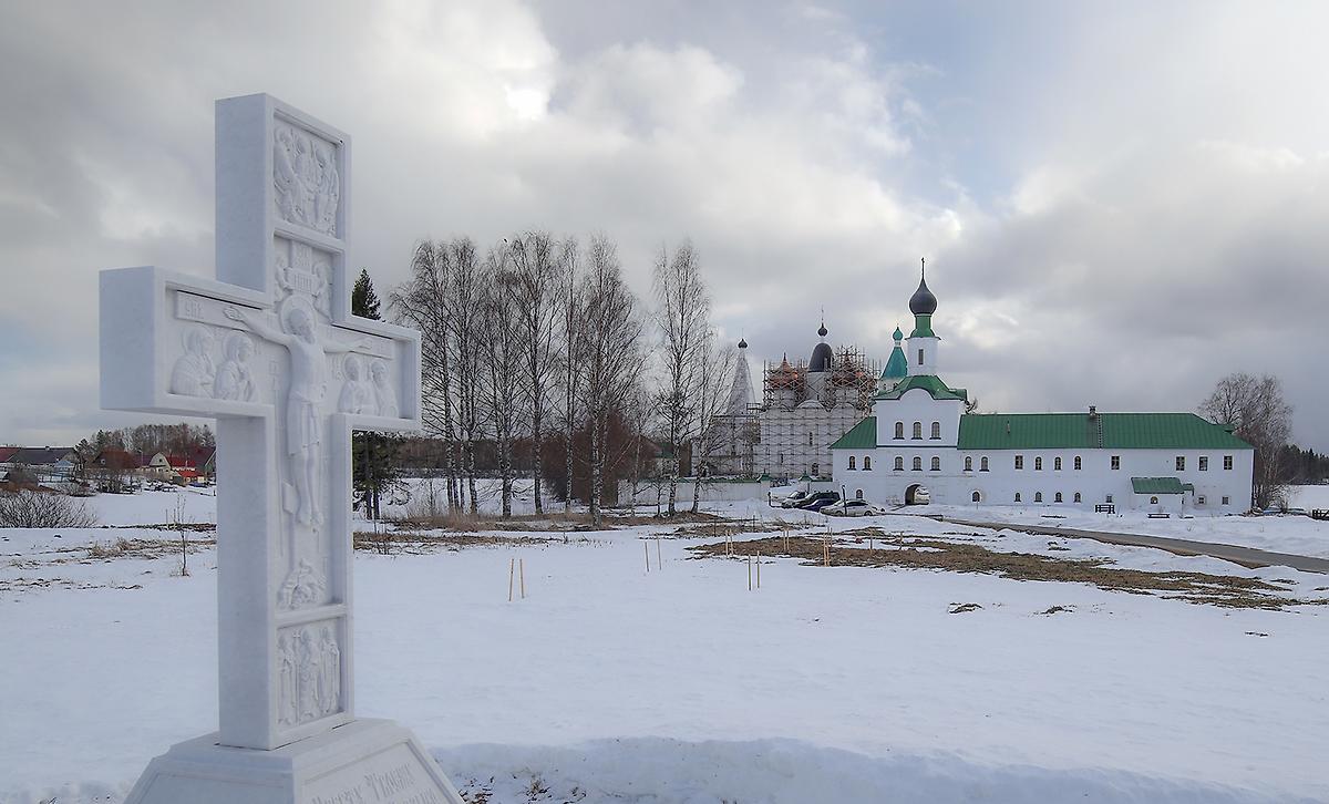 художественные фотографии. Троицкий Антониев Сийский мужской монастырь. Церковь Сергия Радонежского, Монастырь (Холмогорский район, Архангельская область)