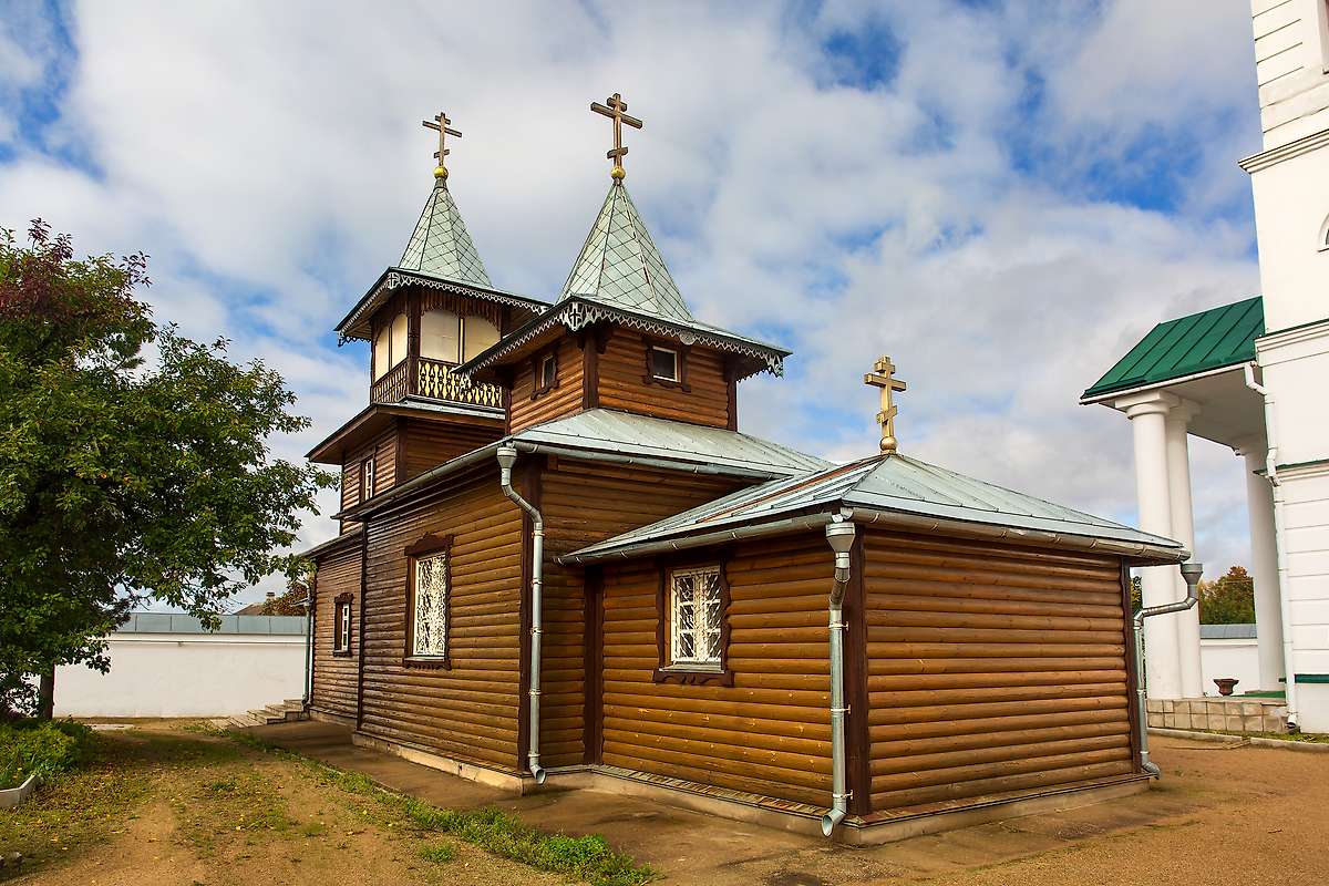 фасады. Симанский Спасо-Казанский монастырь. Церковь Иоанна Кронштадтского, Остров (Островский район, Псковская область)