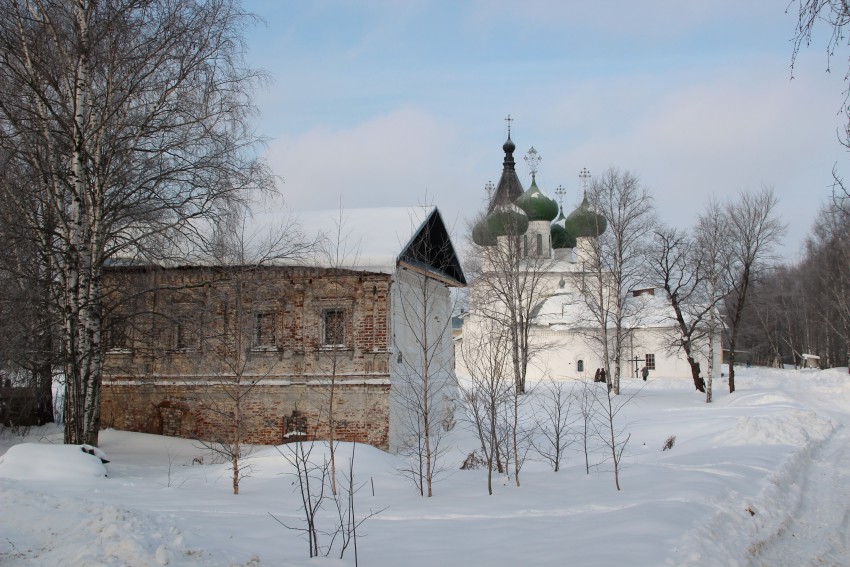 Горний Успенский женский монастырь, Вологда (Вологда, город, Вологодская область). общий вид в ландшафте