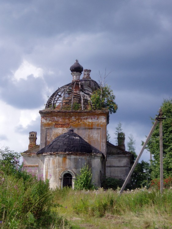 Филимоново. Церковь Боголюбской иконы Божией Матери. фасады, Вид алтарной части церкви