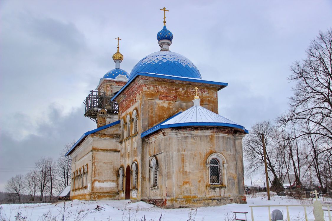 Филимоново. Церковь Боголюбской иконы Божией Матери. фасады