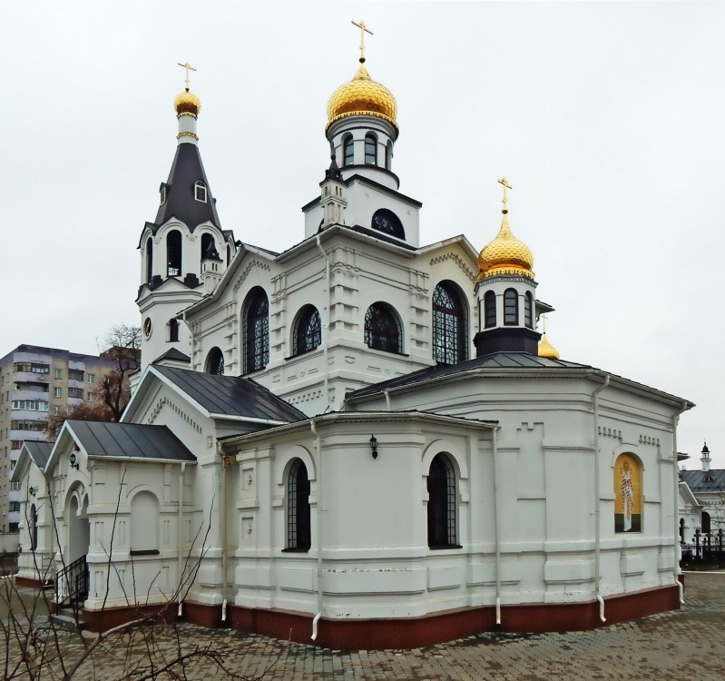 Гомельский Никольский мужской монастырь. Церковь Николая Чудотворца, Гомель (Гомель, город, Беларусь, Гомельская область). фасады