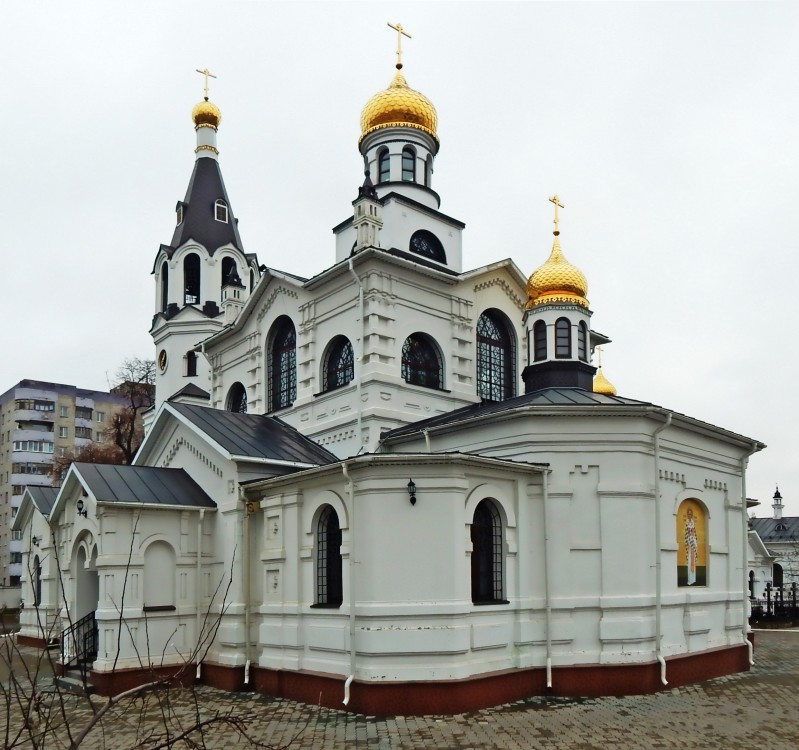 Гомель. Гомельский Никольский мужской монастырь. Церковь Николая Чудотворца. фасады