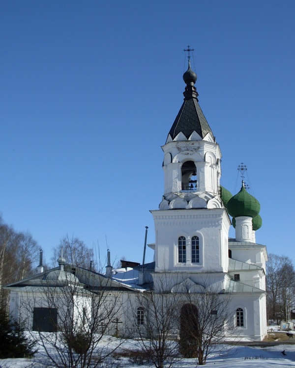 Горний Успенский женский монастырь, Вологда (Вологда, город, Вологодская область). фасады, храм Успения (вид с запада)		      