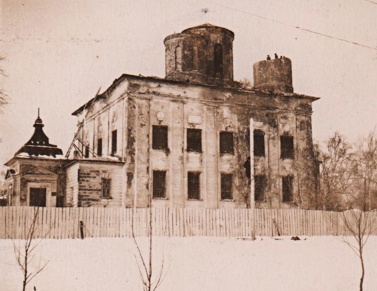 Собор Воскресения Христова, Данилов (Даниловский район, Ярославская область). архивная фотография, Фото 1958 г. Госкаталог музейного фонда. Историко-краеведческий отдел имени П.К. Шарапова г. Данилов.
