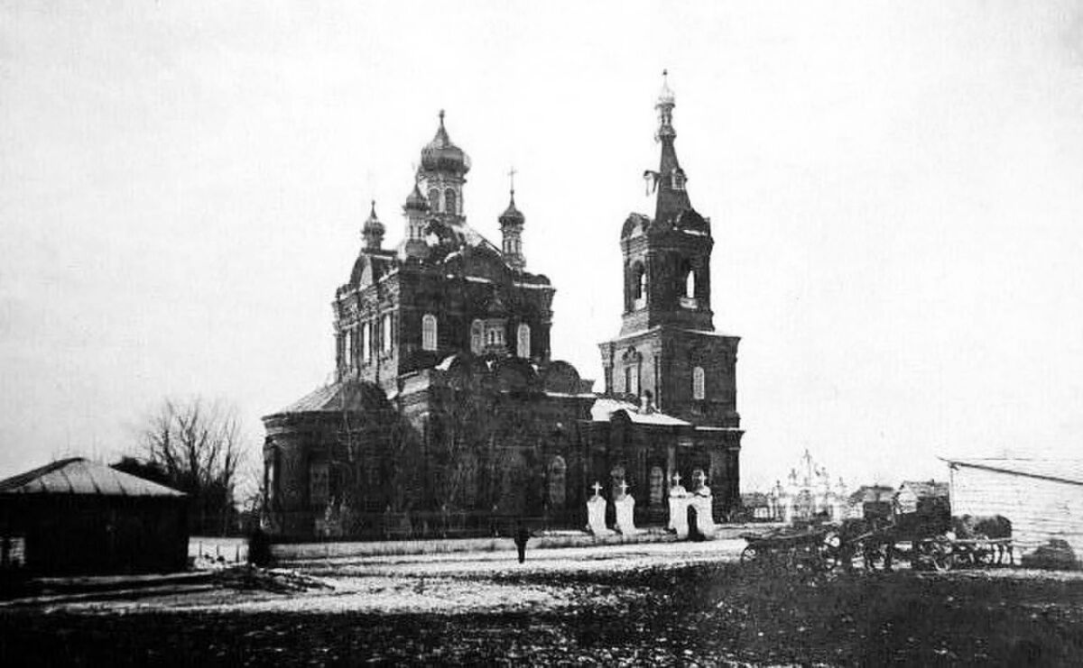 Церковь Николая Чудотворца, Алкужинские Борки (Моршанский район и г. Моршанск, Тамбовская область). архивная фотография, Церковь Николая Чудотворца