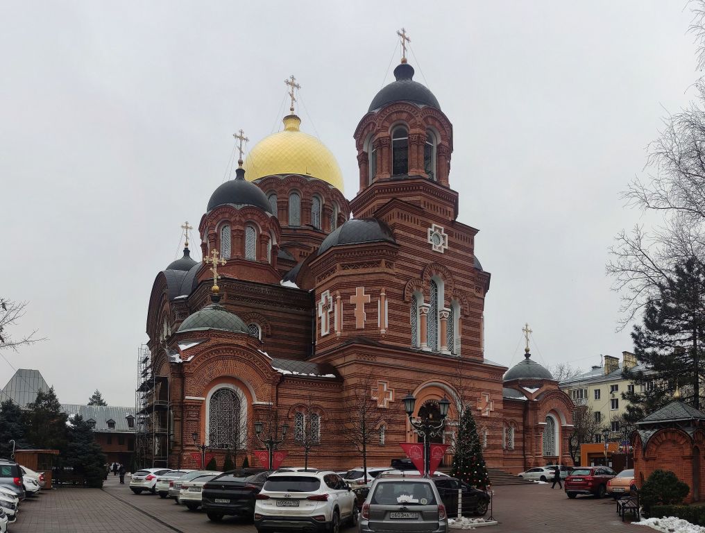 Краснодар. Кафедральный собор Екатерины. фасады, Панорама с северо-востока