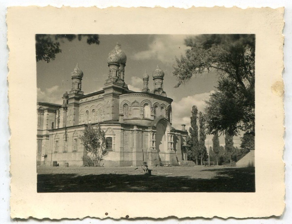 Фото 1941 г. с аукциона e-bay.de, архивная фотография. Церковь Сампсона Странноприимца, Полтава (Полтавский район, Украина, Полтавская область)