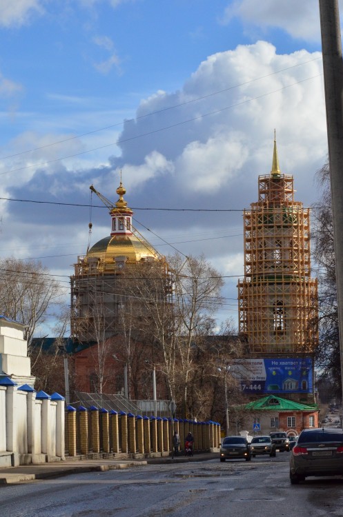Собор Спаса Нерукотворного Образа, Вятка (Киров) (Вятка (Киров), город, Кировская область). документальные фотографии, Реставрация Спасского собора, апрель 2018 г.