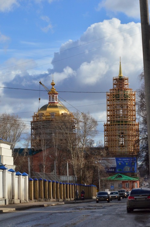 Вятка (Киров). Собор Спаса Нерукотворного Образа. документальные фотографии, Реставрация Спасского собора, апрель 2018 г.