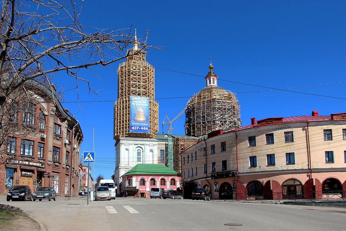 Собор Спаса Нерукотворного Образа, Вятка (Киров) (Вятка (Киров), город, Кировская область). документальные фотографии