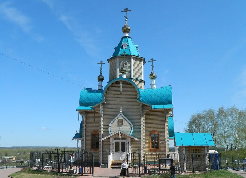 Церковь Феодоровской иконы Божией Матери (деревянная), Вятка (Киров) (Вятка (Киров), город, Кировская область). фасады, Западный фасад храма