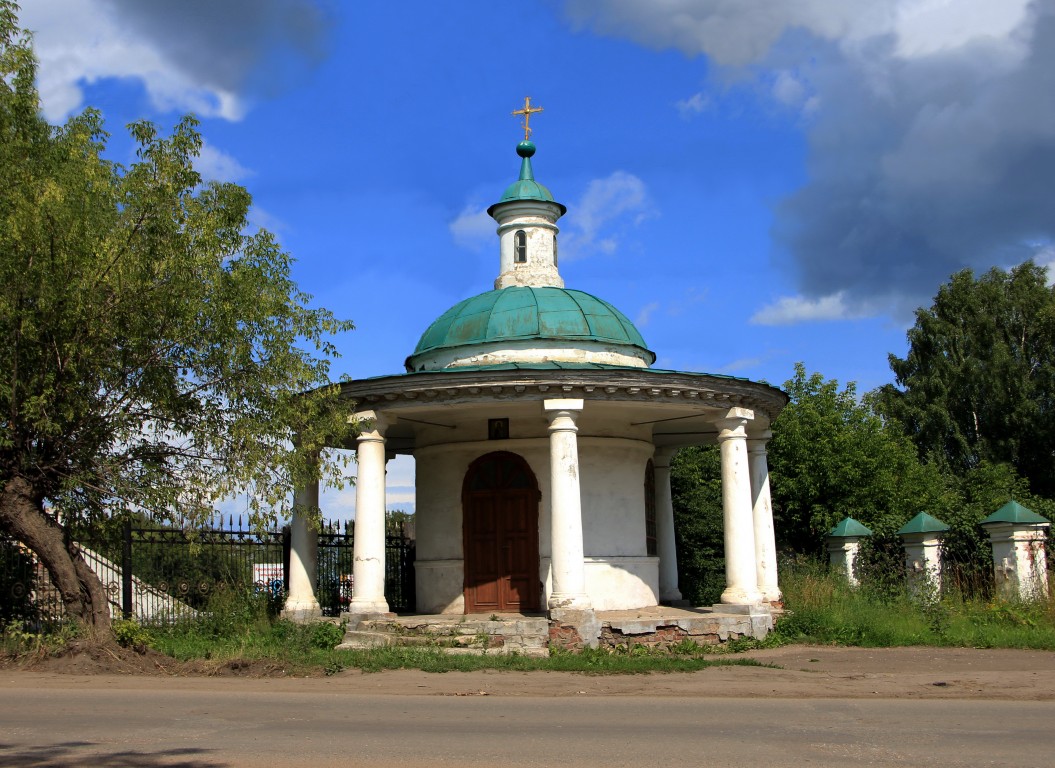 Часовня Иоанна Предтечи, Слободской (Слободской район, Кировская область). общий вид в ландшафте