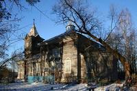 Церковь Феодора Стратилата, Вид с территории кладбища.<br>, Верёхново, Волотовский район, Новгородская область