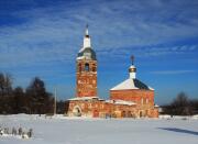 Церковь Рождества Пресвятой Богородицы, Вид с юго-запада<br>, Перво, Касимовский район и г. Касимов, Рязанская область