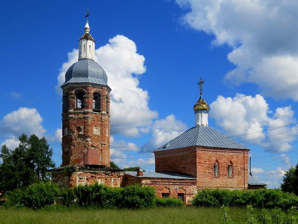 фасады. Церковь Рождества Пресвятой Богородицы, Перво (Касимовский район и г. Касимов, Рязанская область)