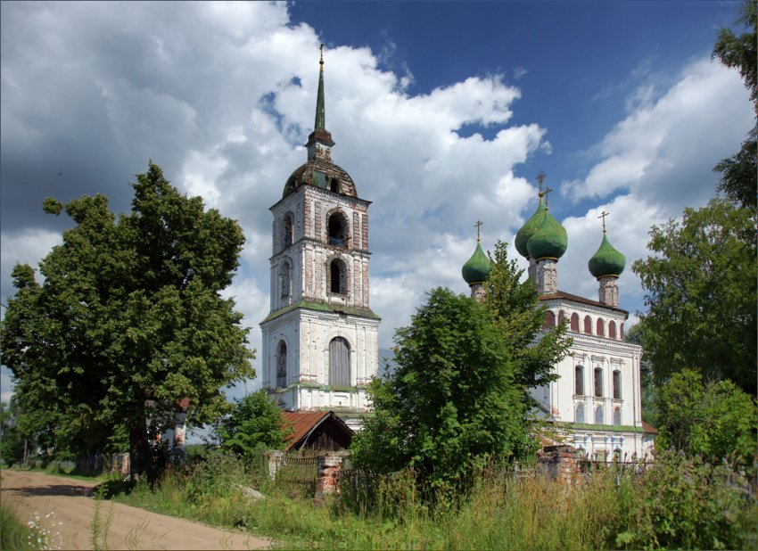 Церковь Троицы Живоначальной, Новое (Некрасовский район, Ярославская область). фасады